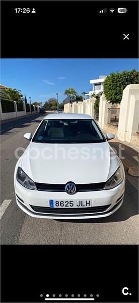 Usado VW Golf VII Advance 125 CV (91 kW) 2016 Blanco Berlina
