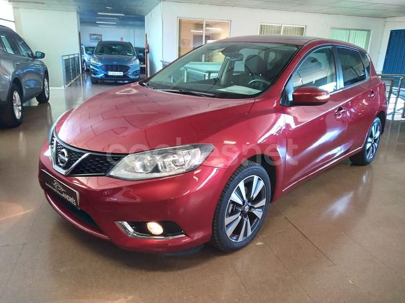 Rojo Usado 2014 Nissan Pulsar Acenta Berlina | 10.800 € (Precio justo) - Imagen 1/4