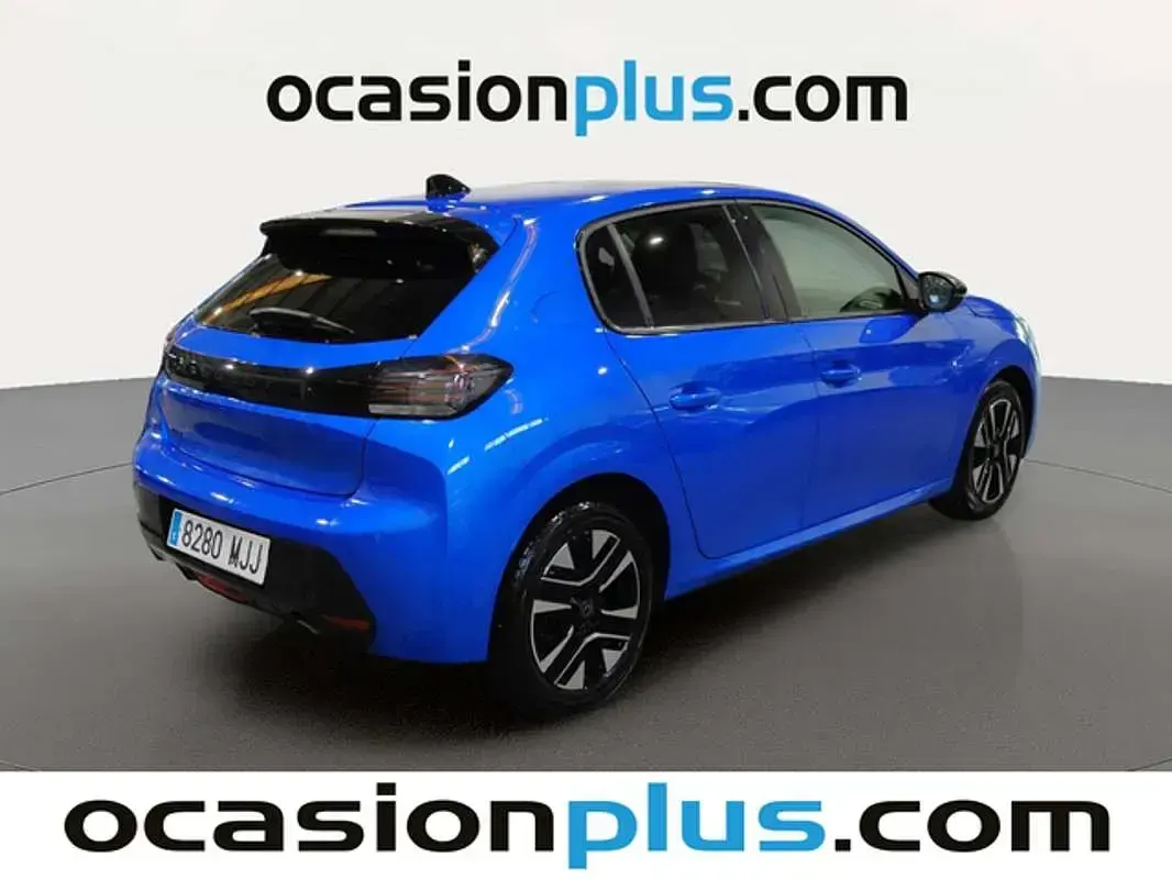 Usado Peugeot 208 Allure 102 CV (75 kW) 2023 Azul Utilitario