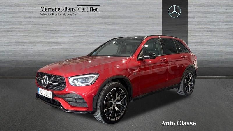 Usado Mercedes GLC220 194 CV (142 kW) 2020 Rojo SUV