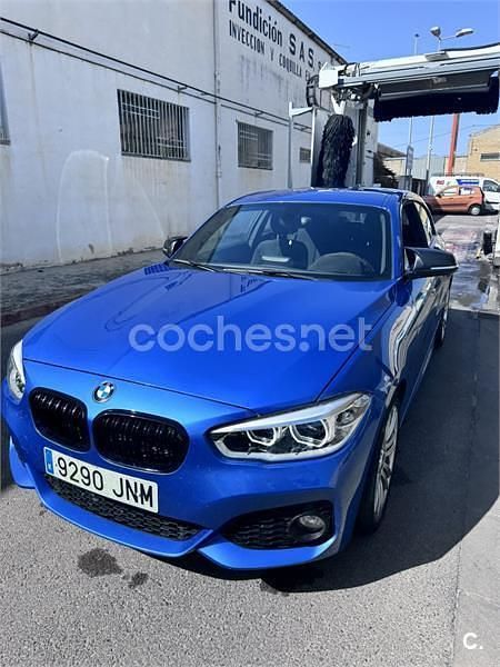 Usado BMW 116 116 CV (85 kW) 2016 Azul Utilitario