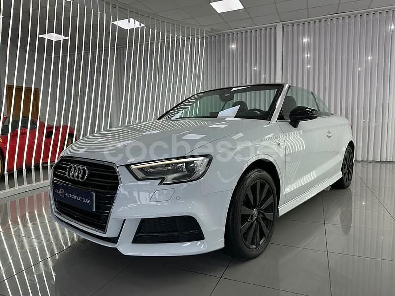 Blanco Usado 2017 Audi A3 Cabriolet S-Line Descapotable | 19.990 € (Precio justo) - Imagen 1/4