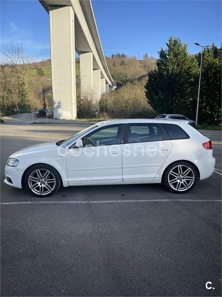 Usado Audi A3 S-Line 140 CV (102 kW) 2009 Blanco Utilitario