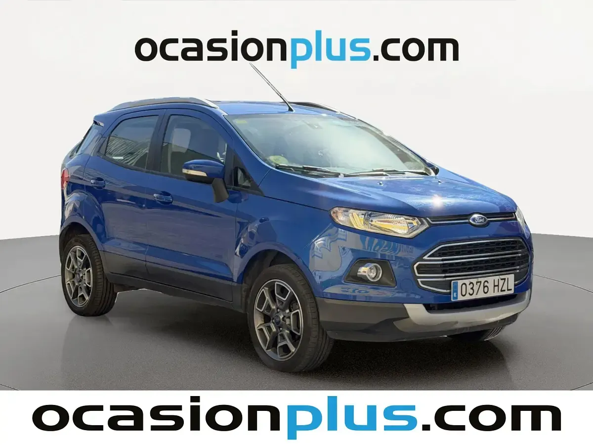 Usado Ford Ecosport Limited 91 CV (66 kW) 2014 Azul SUV