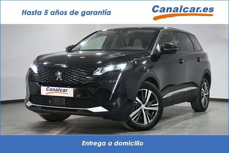 Negro Usado 2022 Peugeot 5008 Allure Monovolumen | 22.715 € (Buen precio) - Imagen 1/4