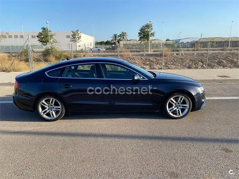 Usado Audi A5 Sportback S-Line 170 CV (125 kW) 2014 Negro Utilitario
