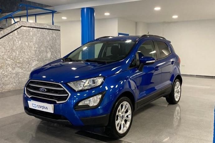 Usado Ford Ecosport Trend 100 CV (73 kW) 2019 Azul SUV
