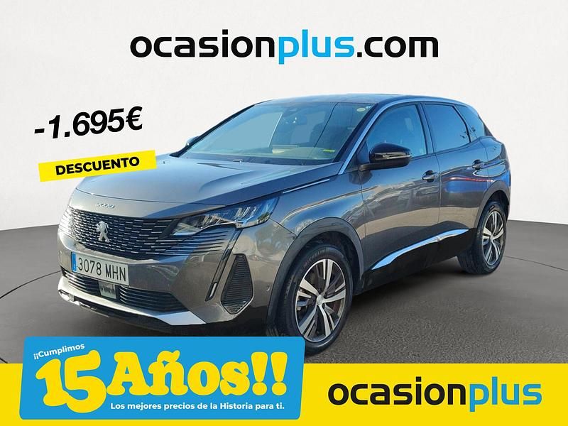 Gris Usado 2023 Peugeot 3008 Allure SUV | 18.650 € (Precio justo) - Imagen 1/4