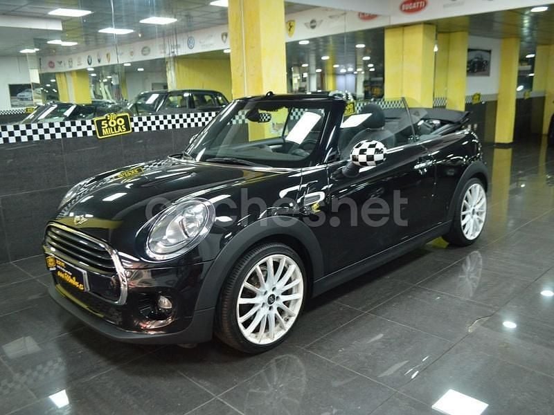 Negro Usado 2017 Mini Cooper Cabriolet Descapotable | 18.400 € (Precio justo) - Imagen 1/4