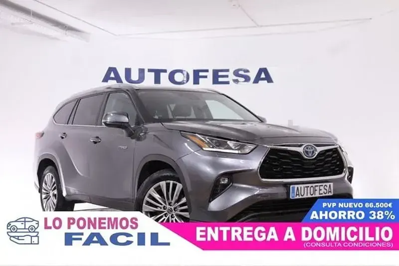 Usado Toyota Highlander Advance 246 CV (180 kW) 2021 Gris / plata SUV