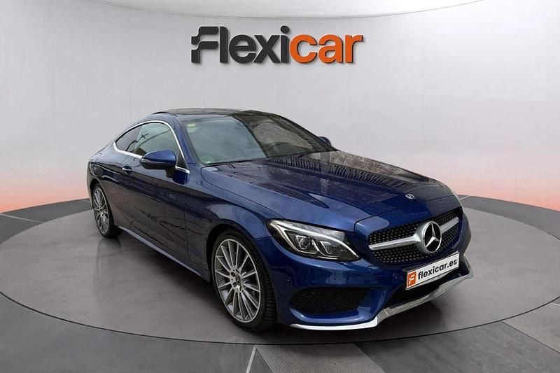 Azul Usado 2018 Mercedes C220 Coupe | 25.890 € (Buen precio) - Imagen 1/4