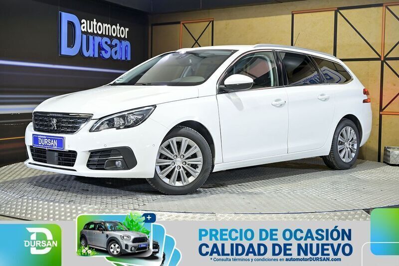 Blanco Usado 2021 Peugeot 308 Allure Familiar | 16.990 € (Caro) - Imagen 1/4