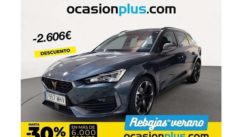 Gris Usado 2023 Cupra Leon Familiar | 25.155 € (Precio justo) - Imagen 1/4