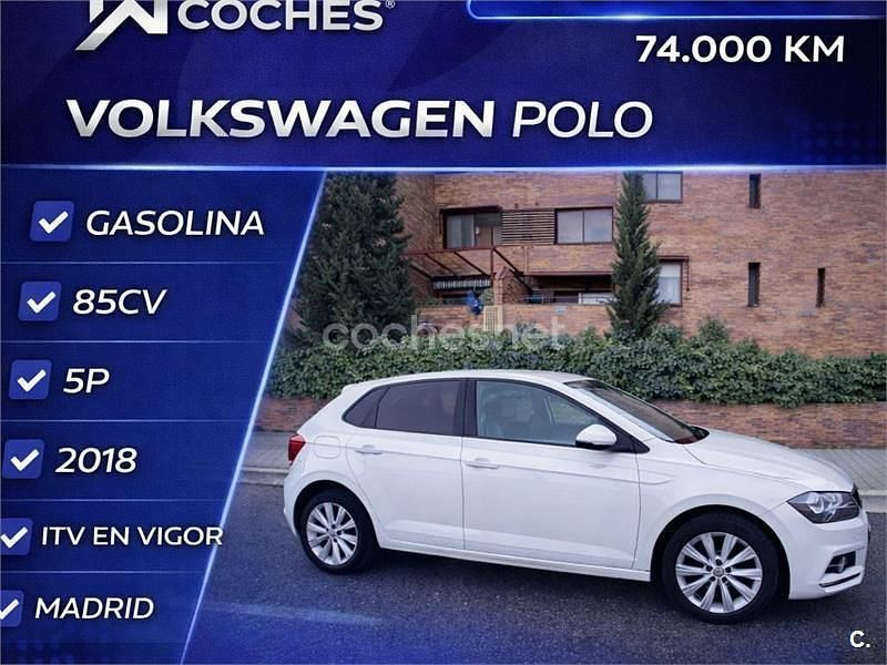 Usado VW Polo Sportline 115 CV (84 kW) 2018 Blanco Utilitario
