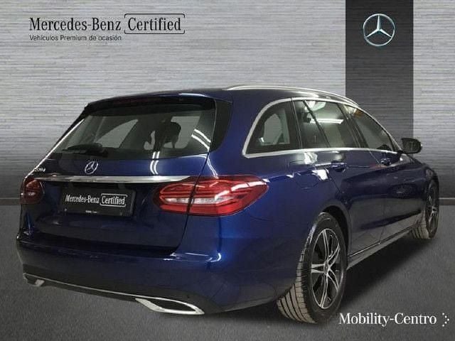 Usado Mercedes C220 AMG line 194 CV (142 kW) 2020 Azul brillante Familiar