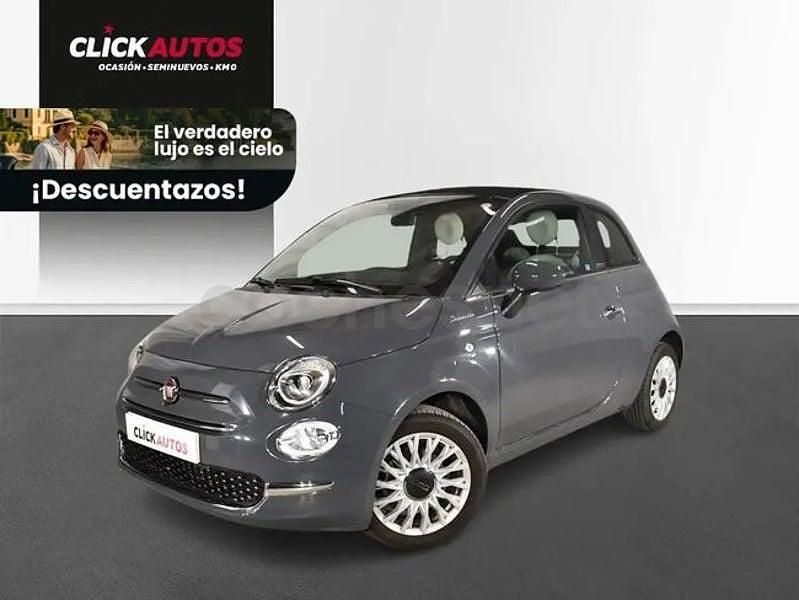 Usado Fiat 500C Dolcevita 70 CV (51 kW) 2022 Gris / plata Descapotable