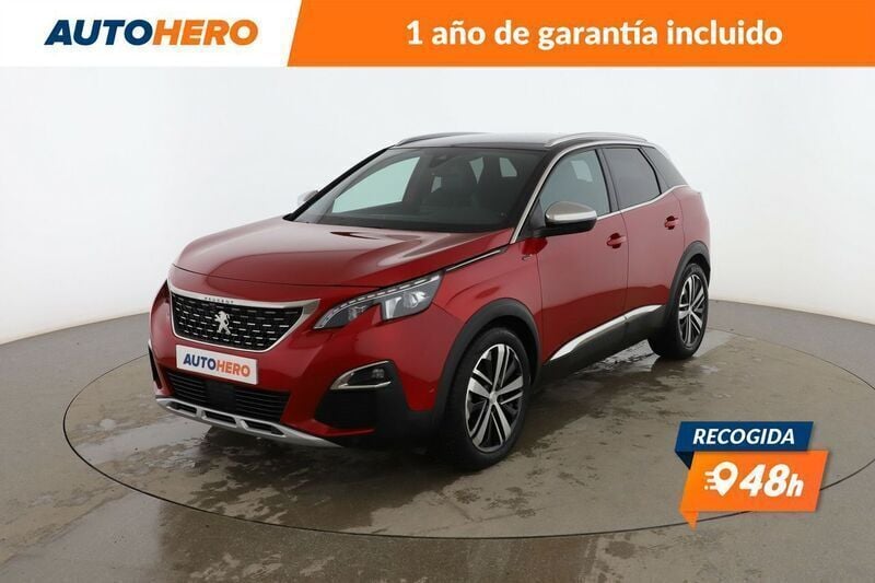Rojo Usado 2018 Peugeot 3008 GT SUV | 20.099 € (Precio justo) - Imagen 1/3