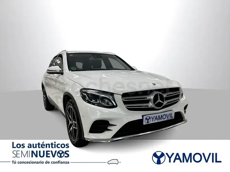 Usado Mercedes GLC220 170 CV (125 kW) 2018 Blanco SUV