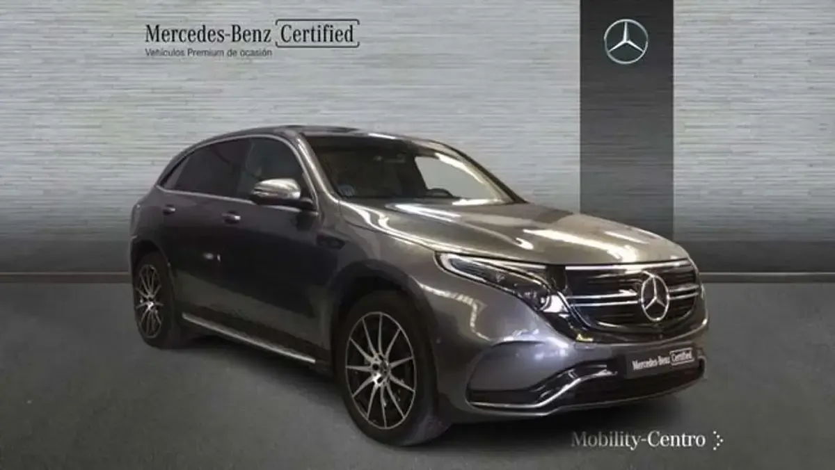 Usado Mercedes EQC400 300 kW (408 CV) 2021 Gris SUV