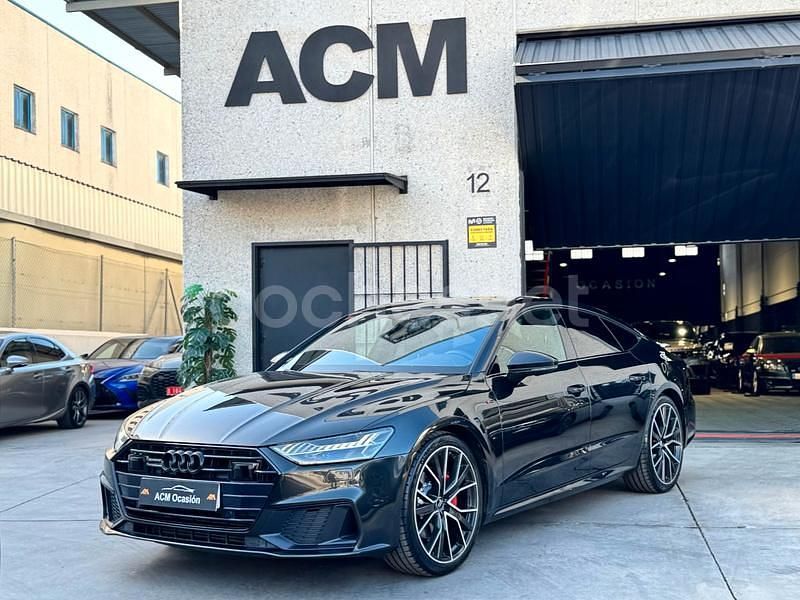 Negro Usado 2018 Audi A7 Sportback S-Line Utilitario | 38.990 € (Caro) - Imagen 1/4