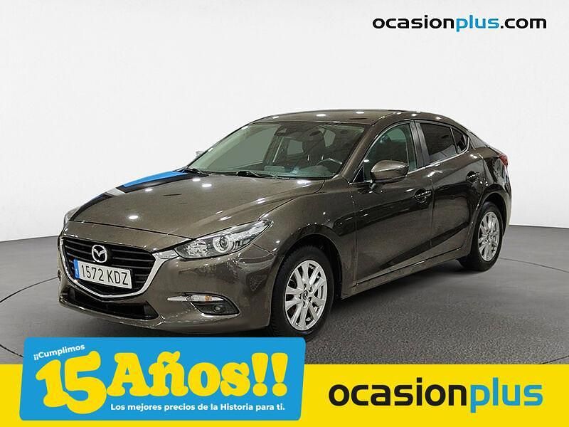 Negro Usado 2017 Mazda 3 Style Berlina | 12.990 € (Buen precio) - Imagen 1/4