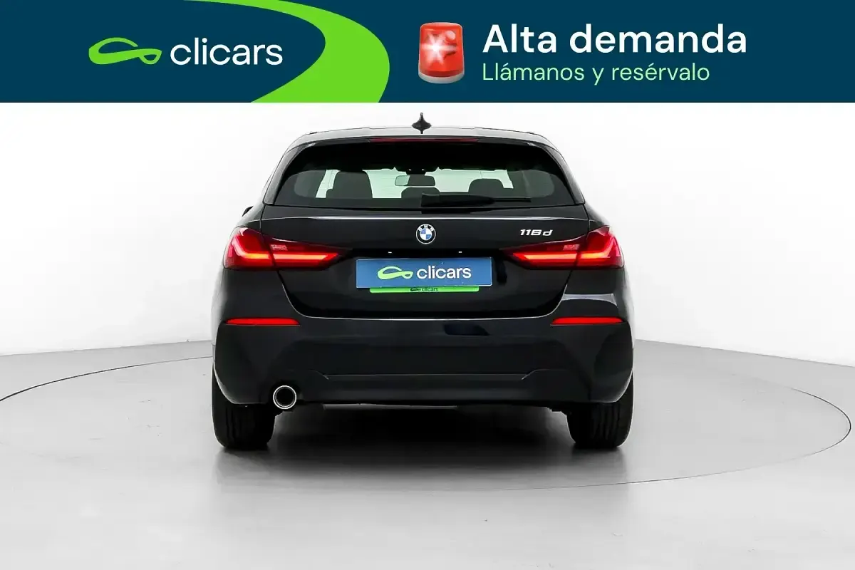 Usado BMW 116 116 CV (85 kW) 2023 Negro Utilitario