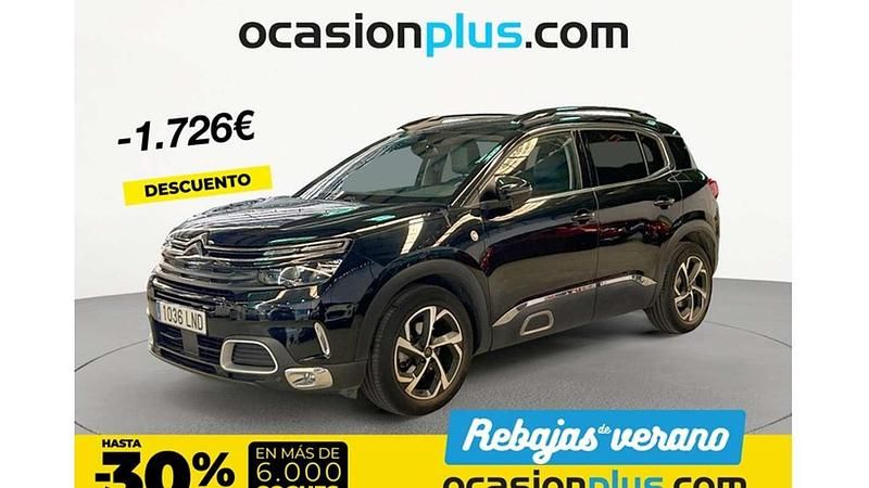 Negro Usado 2021 Citroën C5 Aircross SUV | 16.991 € (Super precio) - Imagen 1/4