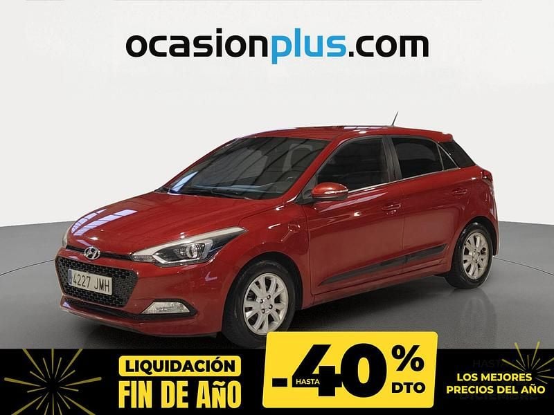 Rojo Usado 2016 Hyundai i20 Utilitario | 7676 € (Precio justo) - Imagen 1/4