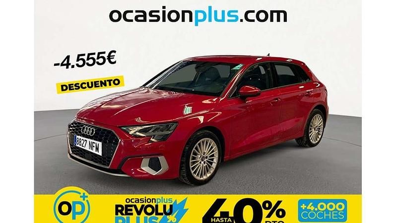 Usado Audi A3 Sportback Advanced 110 CV (80 kW) 2023 Rojo Utilitario