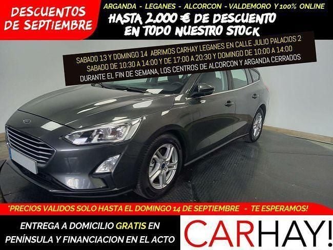 Gris Usado 2019 Ford Focus Trend Familiar | 12.790 € (Precio justo) - Imagen 1/4