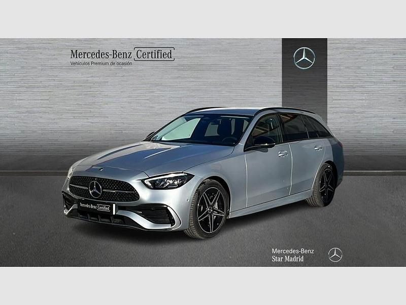 Plata hightech (metalizado) Usado 2024 Mercedes C200 AMG line Berlina | 42.990 € (Super precio) - Imagen 1/4