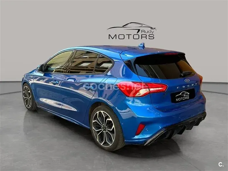 Usado Ford Focus ST-Line 120 CV (88 kW) 2018 Azul Berlina