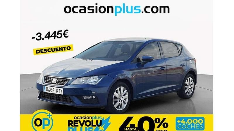 Usado Seat Leon Reference 116 CV (85 kW) 2019 Azul Utilitario