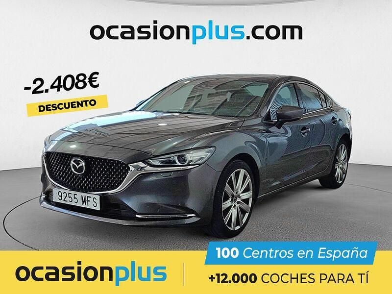 Gris Usado 2023 Mazda 6 Exclusive-Line Berlina | 21.990 € (Buen precio) - Imagen 1/4