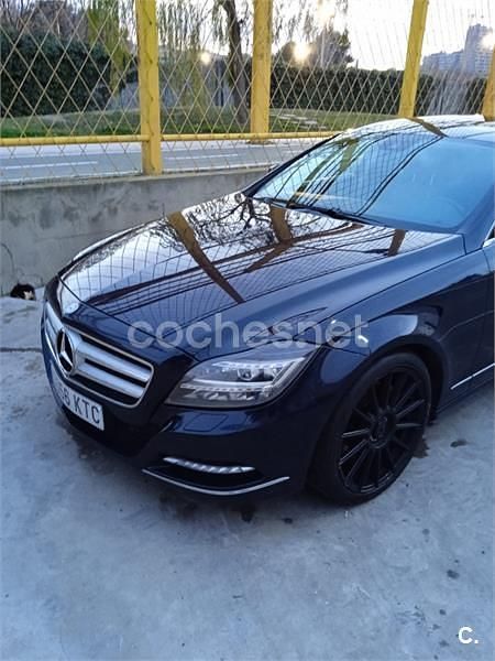 Usado Mercedes CLS350 265 CV (194 kW) 2013 Azul Berlina