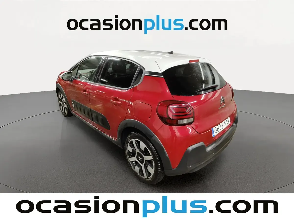 Usado Citroën C3 PureTech 110 CV (80 kW) 2019 Rojo Utilitario