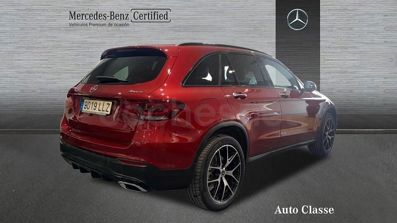 Usado Mercedes GLC220 194 CV (142 kW) 2020 Rojo SUV