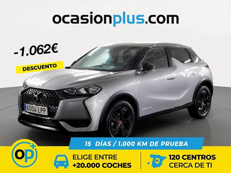 Usado DS Automobiles DS3 Crossback Performance 110 CV (80 kW) 2021 Gris SUV
