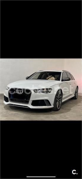 Usado Audi RS6 605 CV (444 kW) 2018 Blanco Familiar