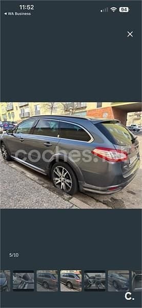 Usado Peugeot 508 RXH 200 CV (147 kW) 2013 Gris / plata Familiar