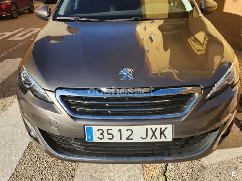 Gris / plata Usado 2017 Peugeot 308 SW Allure Familiar | 6000 € (Super precio) - Imagen 1/2