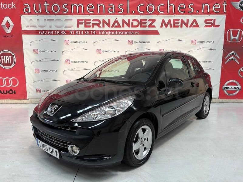 Usado Peugeot 207 Sport 95 CV (69 kW) 2009 Negro Berlina