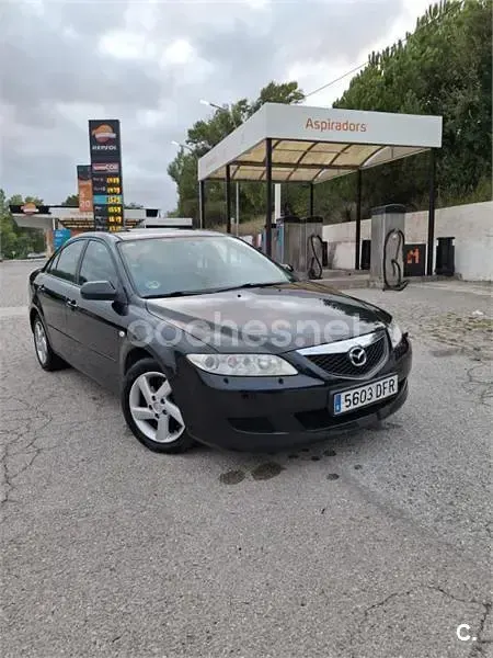Usado Mazda 6 Active 136 CV (100 kW) 2005 Negro Berlina