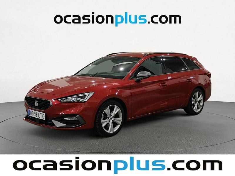Rojo Usado 2021 Seat Leon ST FR Familiar | 21.355 € (Precio justo) - Imagen 1/4