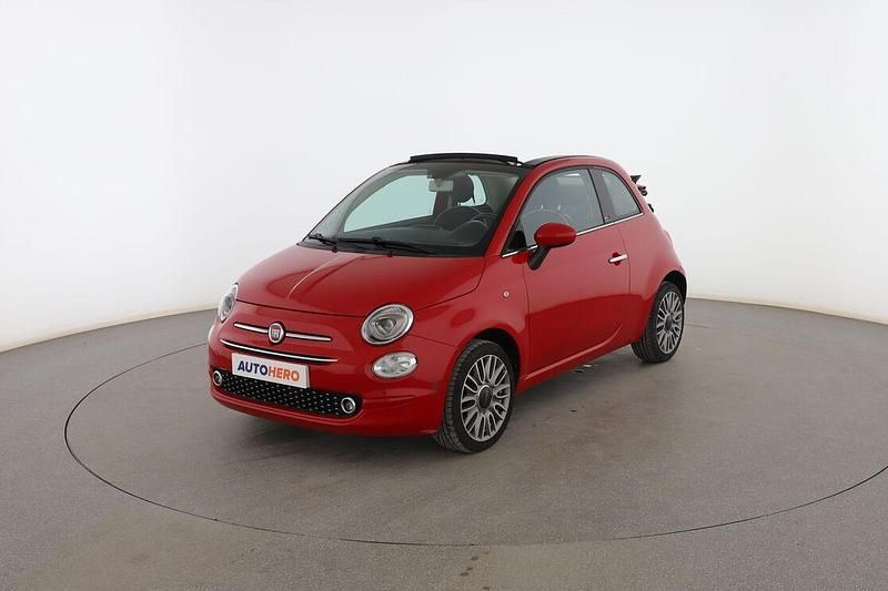 Rojo Usado 2019 Fiat 500C Lounge Descapotable | 12.099 € (Un poco caro) - Imagen 1/3