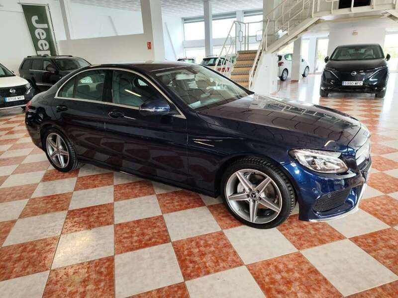 Usado Mercedes C220 170 CV (125 kW) 2017 Azul Berlina