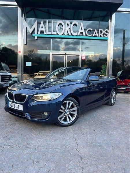 Azul Usado 2016 BMW 218 Descapotable | 15.990 € (Buen precio) - Imagen 1/4