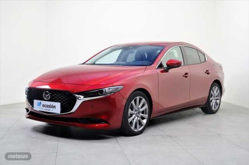 Rojo Usado 2020 Mazda 3 Berlina | 24.990 € (Un poco caro) - Imagen 1/4