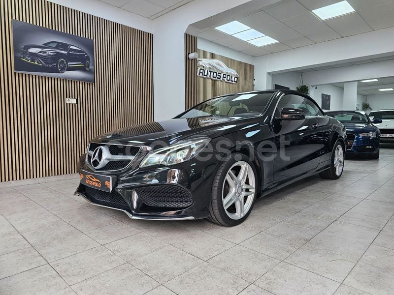 Usado Mercedes E220 194 CV (142 kW) 2017 Negro Descapotable