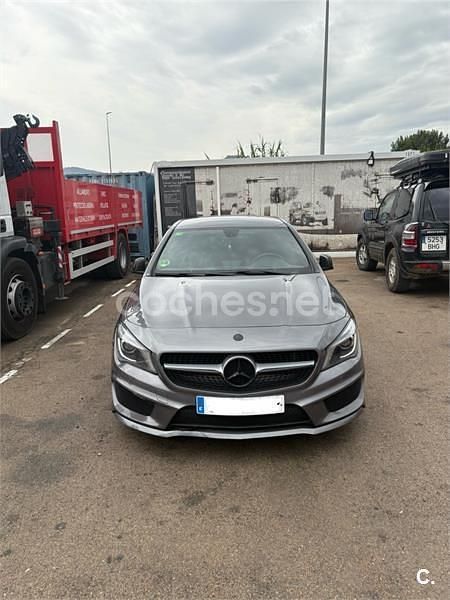 Gris / plata Usado 2014 Mercedes CLA220 AMG line Berlina | 17.500 € (Super precio) - Imagen 1/4